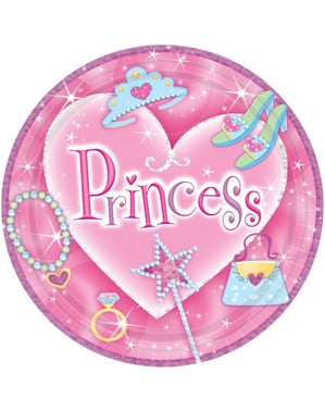8 platos Princess (23 cm)