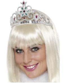 Tiara prateada Deluxe