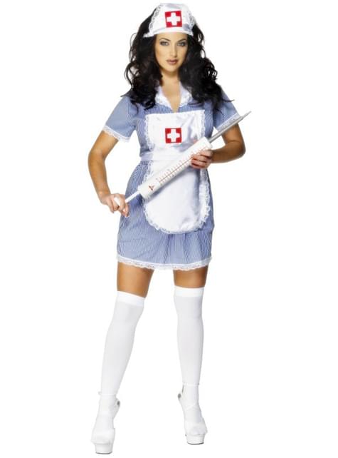 Costume infermiera Classic da donna. Consegna express