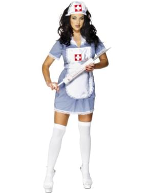 Sygeplejerskekostume classic til kvinder