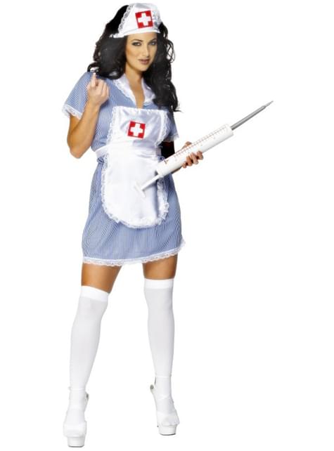 Costume infermiera Classic da donna. Consegna express