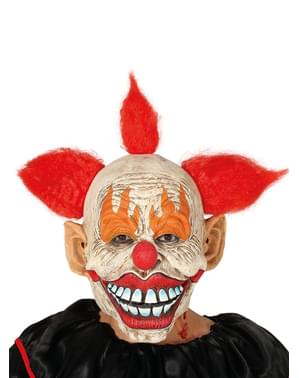 Set Mit 2 Clown-Masken & Hut – Gruselig, Für Halloween & Kostümpartys, Inkl. Zubehör (Stil 2)