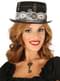 Pălărie steampunk neagră pentru adult