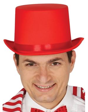 Sombrero elegante rojo para adulto