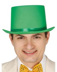 Chapéu elegante verde para adulto