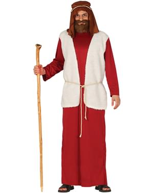 Rød fårehyrde kostume til mænd