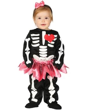 Skelet kostume til babyer