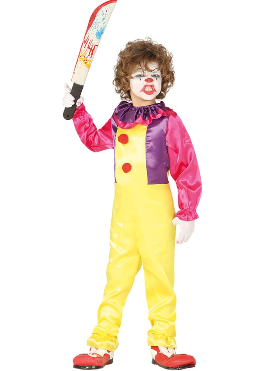 Costume pagliaccio horror bambino