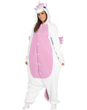 Costum de unicorn onesie pentru adult