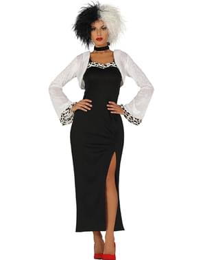 Cruella villain costume for women