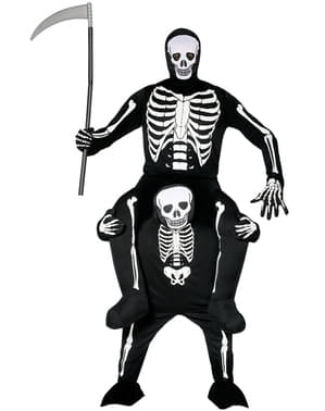 Skeleton menaiki kostum untuk orang dewasa