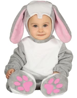 Bebekler için küçük tavşan kostümü