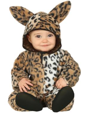 Bebekler için sevimli leopar kostümü