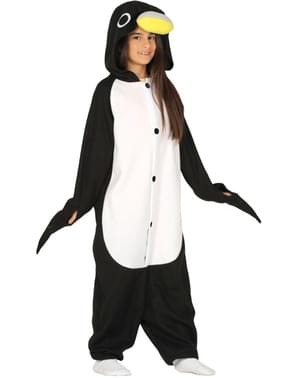 Fato de pinguim onesie infantil