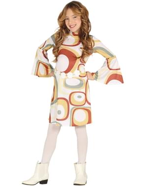 Disfraz de disco de los años 70 para niña