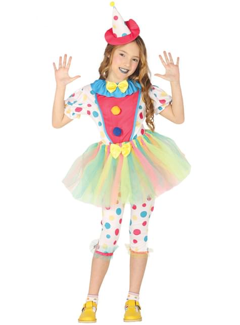 女の子のためのピエロ衣装