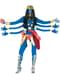 Blue goddess with 6 arms costume for women
