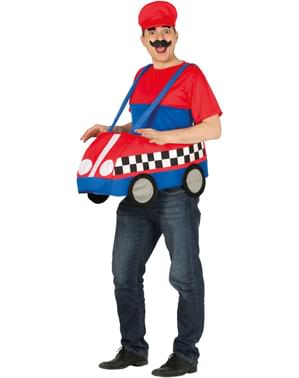 Mario plumber driver costume for men