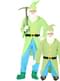 Green dwarf costume for men