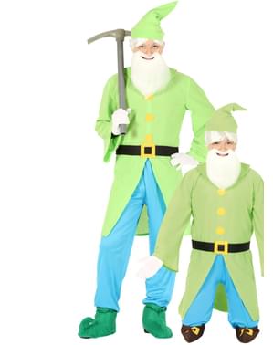 Grønt dværge kostume til mænd