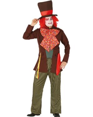 Demented hatter kostuum voor mannen