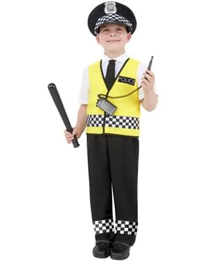 Politibetjent kostume til små børn