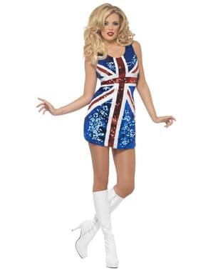 Sexy Britse Vlag kostuum voor vrouwen