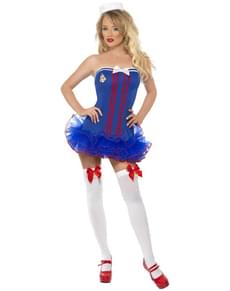 Sexy Sailor Costume with Tutu