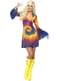 Fato de hippie dos 60 com vestido