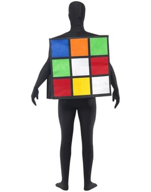 Fato de cubo mágico para adulto