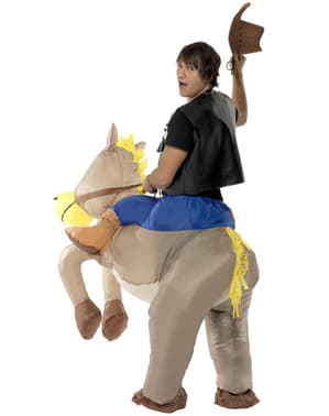 Inflatable Grey Horse Costume for Adults