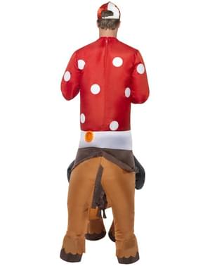 Inflatable jocky Adult costume