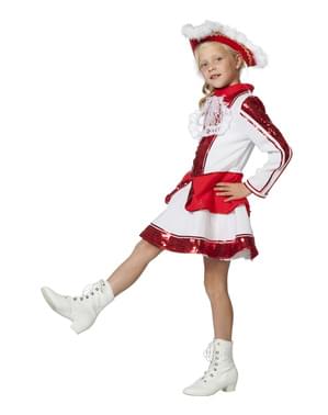 Maskeraddräkt majorette elegant barn