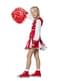 Costume da animatrice rossa brillant per bambina