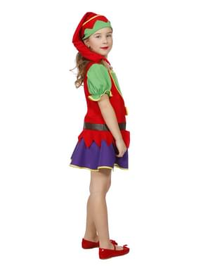 女の子のためのクリスマスエルフコスチューム
