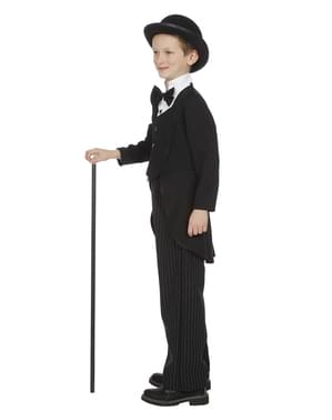 Kostum Charles Chaplin untuk anak laki-laki