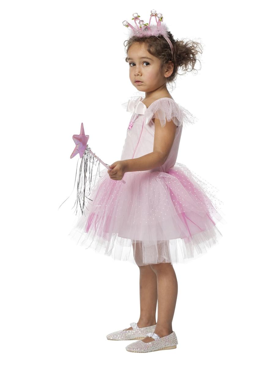 Pink ballerina kostume til piger