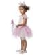 Pink ballerina kostume til piger