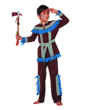 Fato de índio principiante para menino