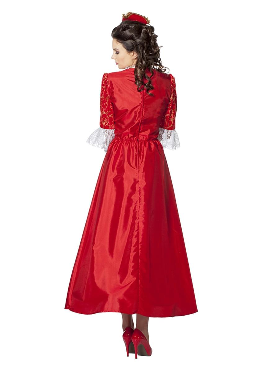 Red marchioness costume for women