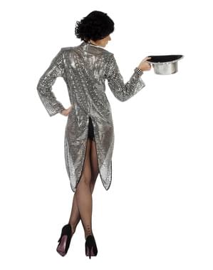 Disfraz de domadora gris para mujer