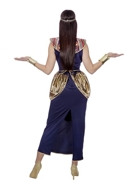 Ägyptische Königin Kostüm gold für Damen