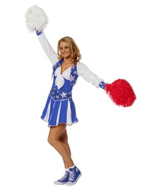Niebieski Strój Cheerleaderka dla kobiet