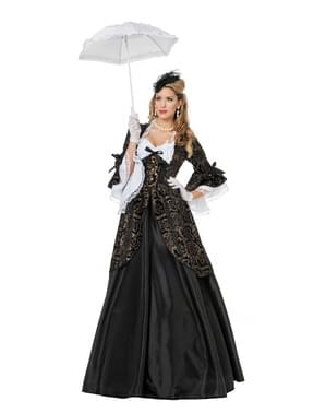 Black marchioness costume for women