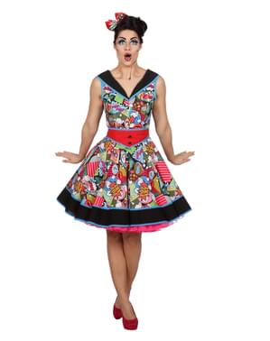 Disfraz de Pop Art elegante para mujer