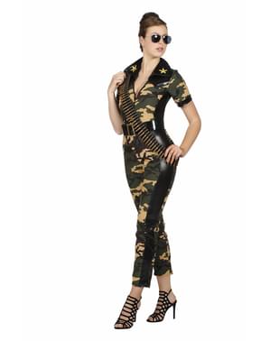 Vojenský kostým pre ženy
