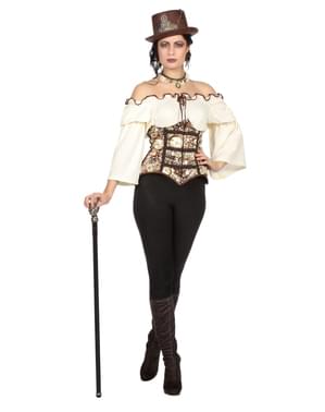 Steampunk kostuum voor vrouw