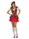 Costume da scozzese rossa per donna