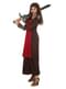 Déguisement viking rouge femme