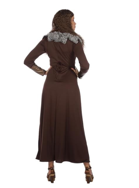 Fato de viking vermelho para mulher